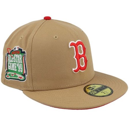 New Era - MLB Beige fitted Keps - Boston Red Sox Extraction 59FIFTY All Star Game 99 Khaki Fitted @ Hatstore