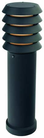 Norlys 1476B Pullert 490mm, 3000K, IP65 Sort, Belysning