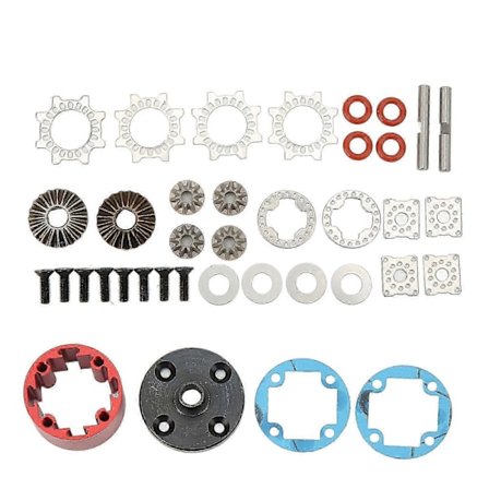 2024-RC Differentialväxellåda Hus Aluminiumlegering Växellådsskydd Ersättning för ARRMA 1/7 1/8 Serie SZRH