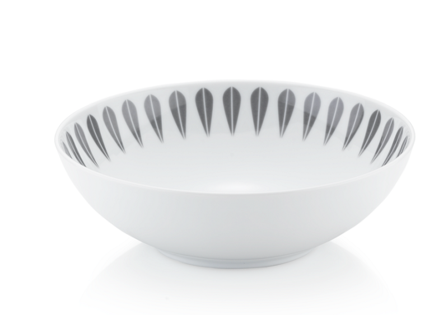 Lucie Kaas Tallerken-skål Lotus 18cm Grå