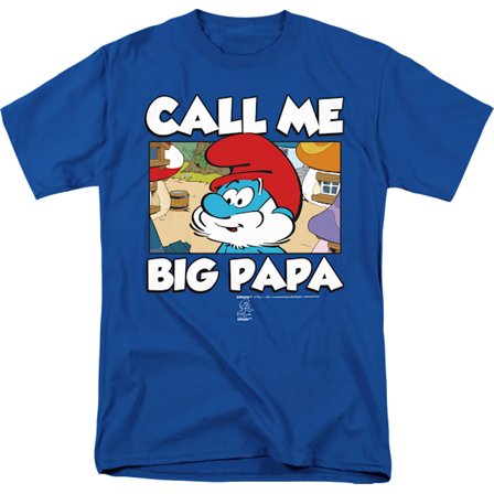 Soita Minulle Iso Papa Smurffi T-paita