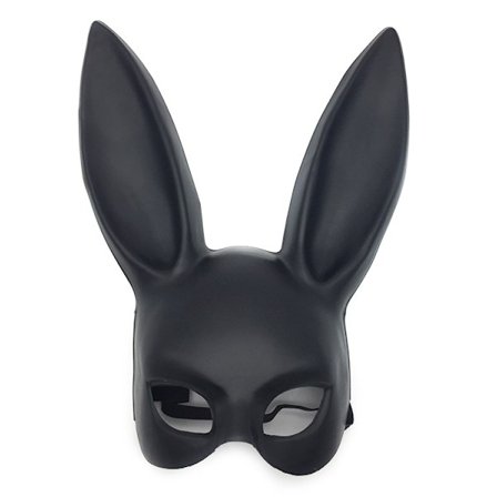 2-pak Halloween-rekvisitter maskerade cosplay kaninmaske fest halvt ansikt voksen kaninjente_qcx