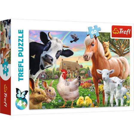 Trefl A Cheerful Farm Pussel 60 Bitar 17320