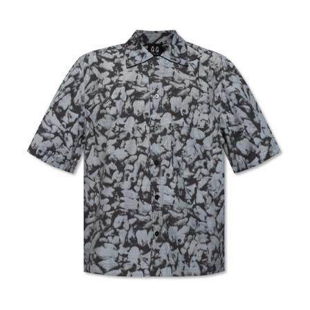44 Label Group, Shirt with short sleeves Grijs, Heren, Maat:S