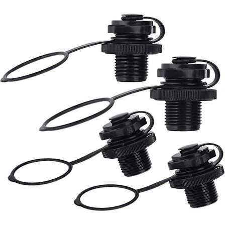 4 kpl Ilmaventtiilin Vaihto, Melontavene/Pelastuslautta Tulppa Vaihto, Ilmavuoteen Tulppa Vaihto, Ilmatäytettävä Vene Kierreilmatulppa Boston-