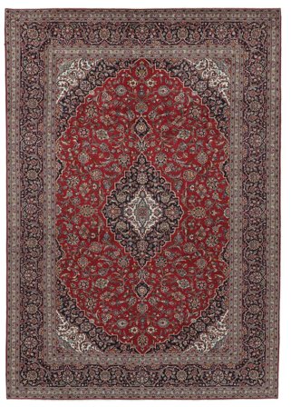 Médaillon Grand Kashan Tapis 292X416 Laine