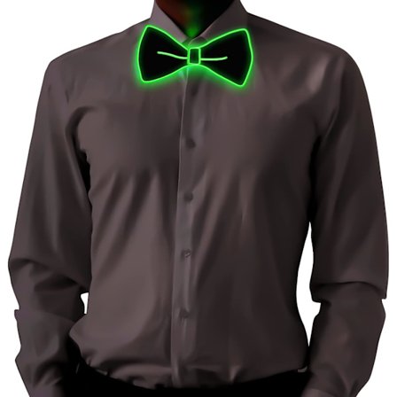 Miesten LED-valosolmio virtajohdolla, 3 LED-vilkkumoodia, hohtava solmio, säädettävä valosolmio vetoketjulla juhliin, baareihin, Halloweeniin, kouluun