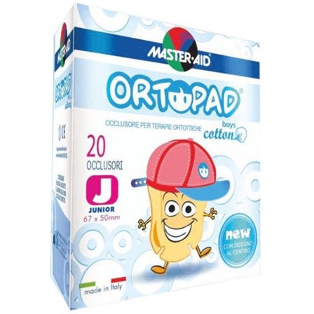 Ortopad Boys Cotton Junior 20 Pezzi