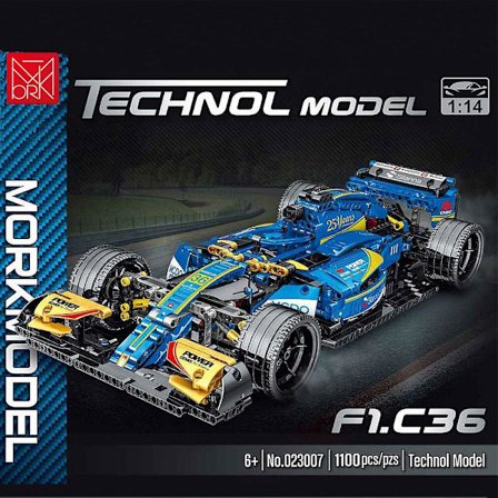 High-tech Expert Super Speed Champions Car Building Blocks F1 Racing Vehicle Model Bricks Kids Toys Car For Children Boys Giftsblue No Box