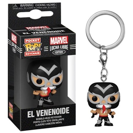 MARVEL - Pocket Pop Nyckelringar - Lucha Libre Venom - 4cm