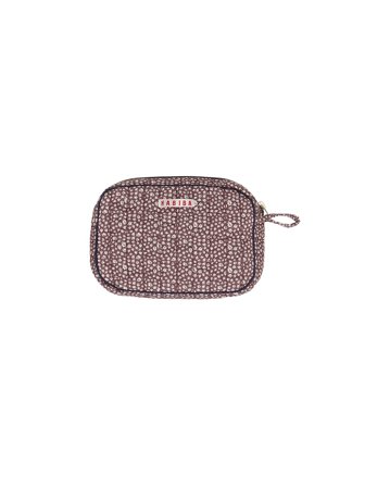 HABIBA Autumn Leaf Makeup Clutch Burgundy, Tøj & Bolig, Makeup- & Toilettasker, Kosmetikpunge