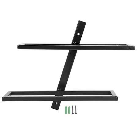 Vægmonteret rødvinsholder opbevaringshylde til køkkenbarindretning Holder 2 flasker