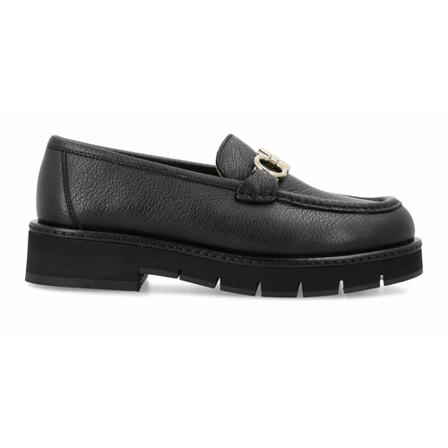 Salvatore Ferragamo, Loafers Czarny, Kobieta, Rozmiar: 38 EU