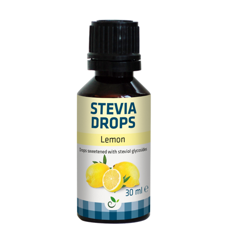 SUKRIN Stevia Dråper Sitron 30 ml