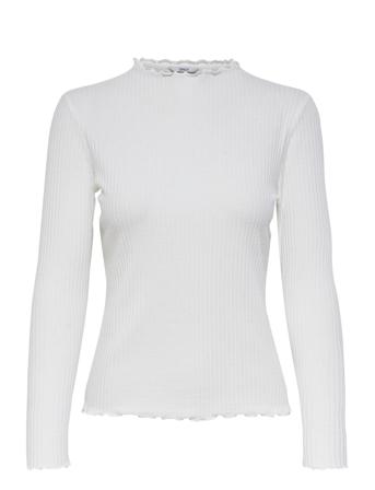 Onlemma L/S High Neck Top Noos Jrs Tops T-shirts & Tops Long-sleeved White ONLY