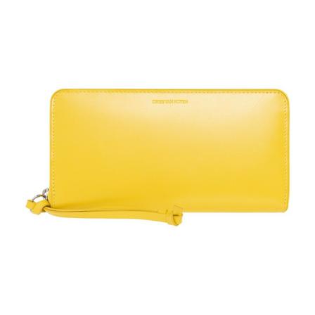 Dries Van Noten Wallet with logo , Geel , Dames , Maat: ONE Size Portefeuilles