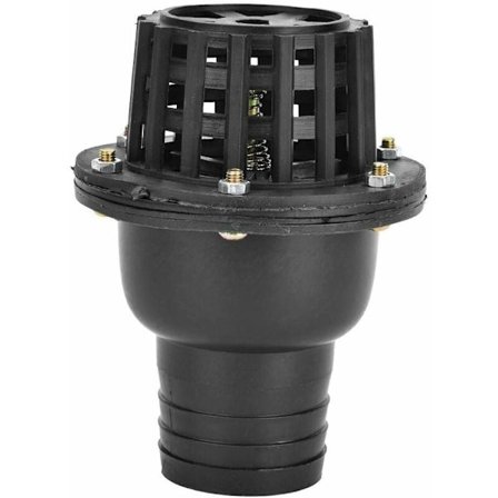 Vesiventtiili - Vesipumpun pohjaventtiili Musta PVC matalapaineinen litteä C