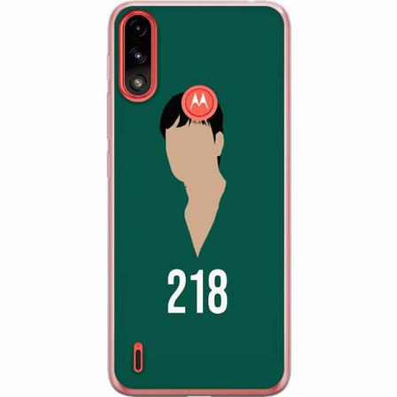 Motorola Moto E7 Power Genomskinligt Skal Squid Game
