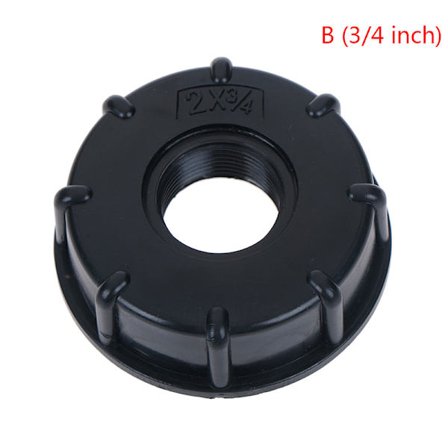 1/2" 3/4" 1" Gjenge IBC Tank Adapter Kranvannskontakt Bytt