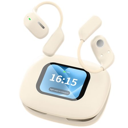 AI-översättande hörlurar med skärm, APP-kontroll, trådlös översättning, multifunktionella brusreducerande hörlurar