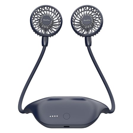 Halsburen fläkt Typ-c laddningsfläkt 48h utomhus halsburen liten fläkt