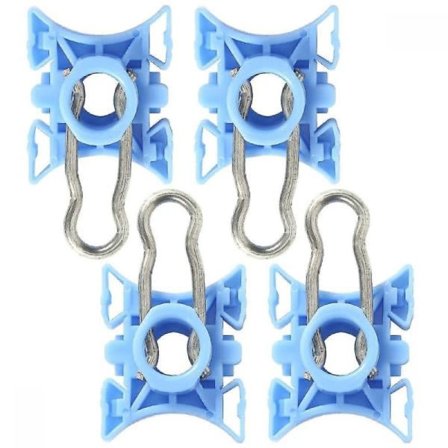 4-pack sinisiä ikkunannostimen liukukappaleita Volvo 740 940 960 S80 Xc70 Xc90 V70 S60