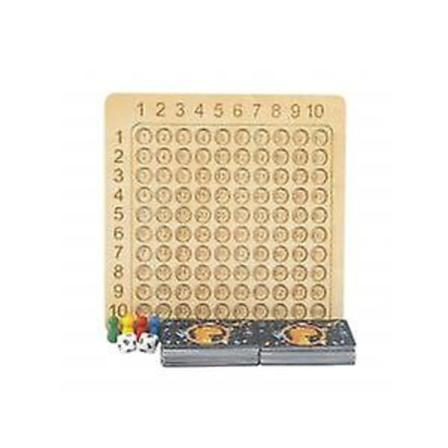 Multiplikation Brädspel Matematisk räknebordsspel med tärningar och flashkort Tidig utbildning leksakspresenter Multiplication