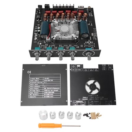 2.1-kanals Bluetooth-förstärkarmodul för ljudförstärkare, för bärbar dator, PC