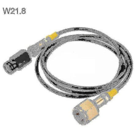 Høytrykkslange Adapter for Sodastream Maskin G5/8 CGA320 W21.8 CO2 Tank (Størrelse: For W21.8) -hy