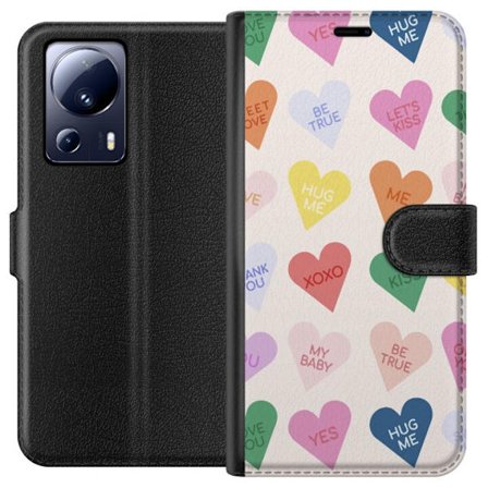 Yhteensopiva Lompakkokotelo Xiaomi Xiaomi 13 Lite Karkkisydämet