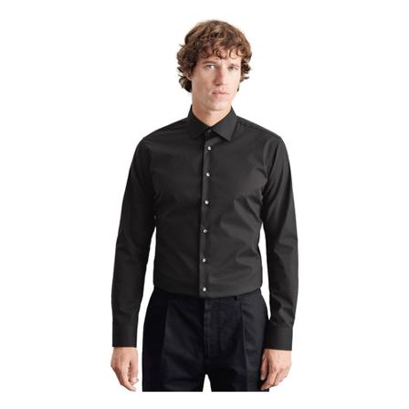 Seidensticker Business Shirt X-Slim , Zwart , Heren , Maat: S