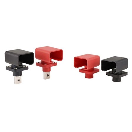 200A AllCopper Lithium Batteri Terminalblok Høj Strøm Energi Inverter Stik Vægmonteret Type Opbevaringsstik 4 STK