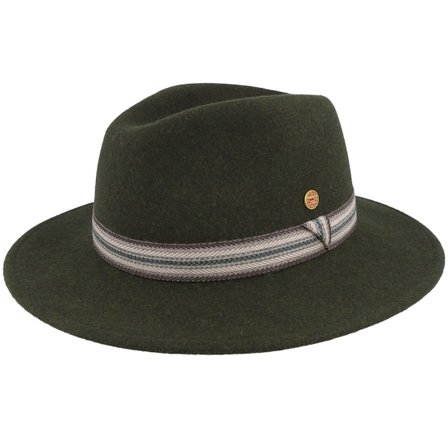 Mayser - Black Kapelusz - Gedeon Trekking Green Traveller @ Hatstore
