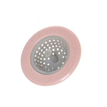 4 väriä lattiakaivon tulppa ammeen sieppari lavuaarin suodatin viemärisuihkun kansi 1 kpl (vaaleanpunainen)