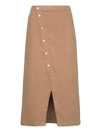 Butt D Corduroy Skirt Beige Mango