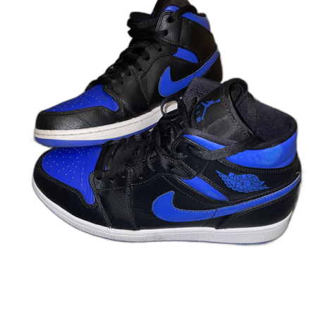 Jordan 1 mid black hyper royale