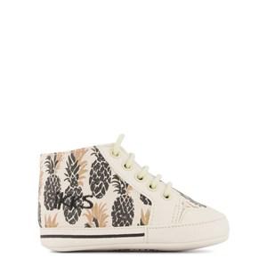Kids - IKKS Cream Pineapple Print Trainers 19-20 EU - Trainers - 19-20 EU - White - Mädchen
