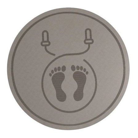 VR-matta - Supermjuk stor matta för virtuell verklighet, grå