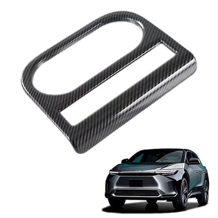 Bægerholderramme til bagsæde i bil, Carbonfiber Bægerholderramme til Toyota Bz4x 2022 2023