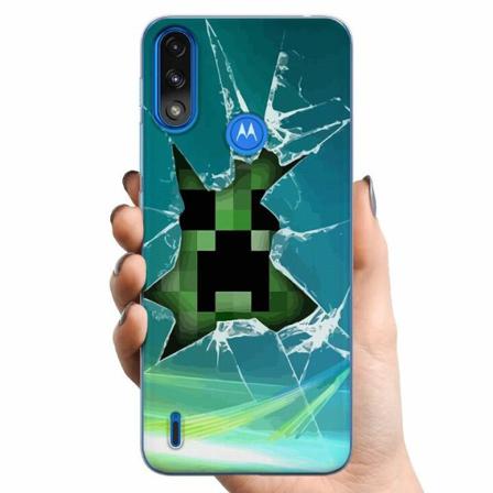 Motorola Moto E7 Power Tpu Mobilskal Minecraft