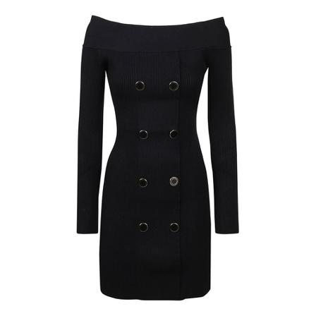 Elisabetta Franchi, Mini dress Zwart, Dames, Maat:XS