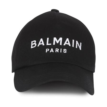 Balmain Caps Sort, Herre Huer Kasketter og Hatte, Størrelse: ONE Size