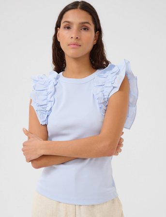 Karen By Simonsen Odakb Tank - Blue - XL