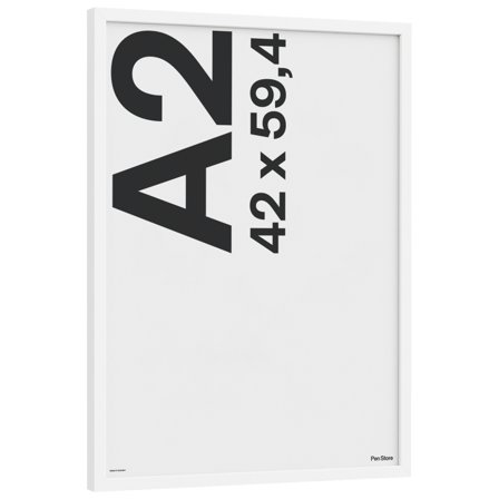 Pen Store Træramme hvid 42x59,4 cm A2