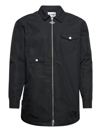Army Shirt Zip Long Black HAN Kjøbenhavn