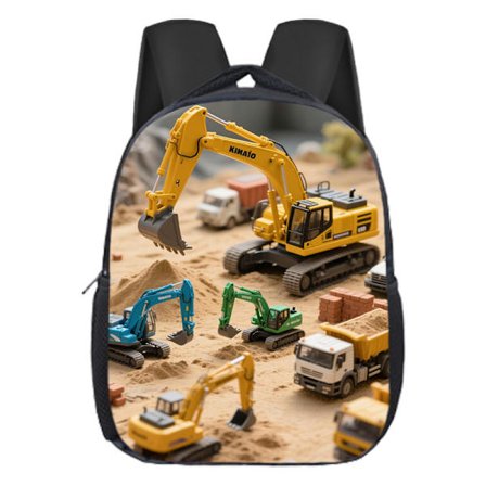 Gravemaskine børne skoletaske børnehave rygsæk tegneserie sød alsidig student stor kapacitet rygsæk