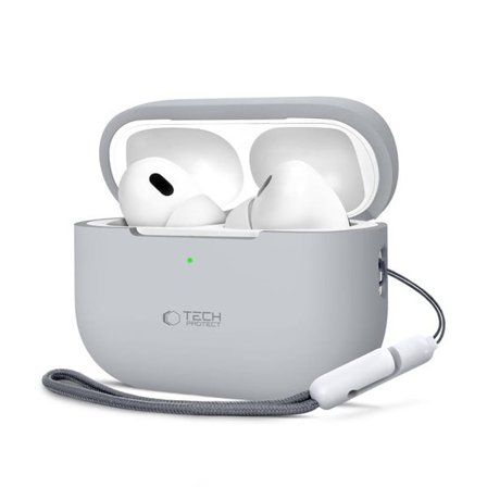 Tech-Protect silikoneetui til Apple AirPods Pro 1 / 2 - grå