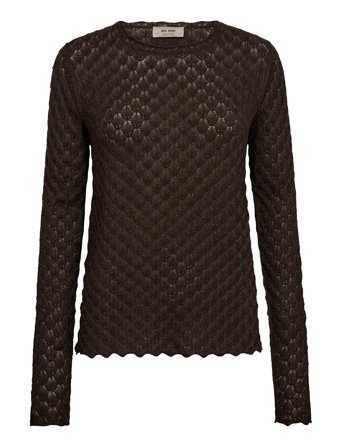 MOS MOSH Mmthaz Relena Lux Knit - Brown - XS