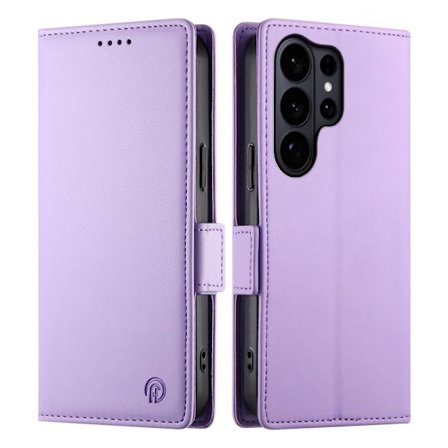 Samsung Galaxy S26 Ultra Plånboksfodral Konstläder Ställ - Lila