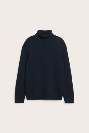 Kappahl | Strikket pologenser | Mørkeblå